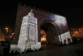 Lighten Medina festival in Tunis