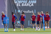 El FC Barcelona prepara su partido ante la UD las Palmas