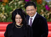 Singapore's Deputy Prime Minister and Minister of Finance Lawrence Wong is sworn in as Singapore's fourth Prime Minister