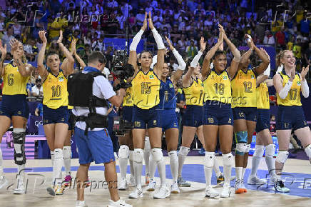 Brasil e Japo duelam no vlei feminino pelos Jogos de Paris