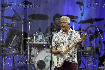 Show de Lulu Santos no palco Mundo do Rock in Rio