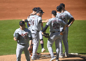 MLB: ALDS-Detroit Tigers at Cleveland Guardians