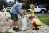 Preparations for Tropical Storm Milton, in Seminole, Florida