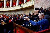 Questions to the government session at the National Assembly in Paris