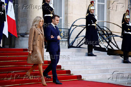 French President Macron meets Nigerian President Bola Tinubu in Paris