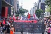 Manifestao contra a escola 6x1 em So Paulo