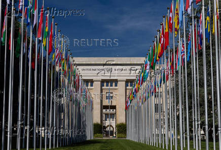 FILE PHOTO: United Nations European headquarters in Geneva