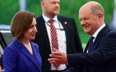 Moldova's President Maia Sandu visits Berlin