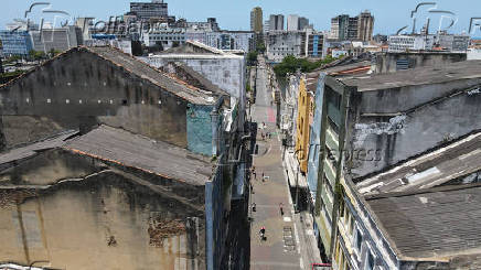 Rua da abandonada no Recife