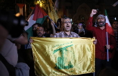 Protest against Israeli airstrikes on Hezbollah's central headquarters