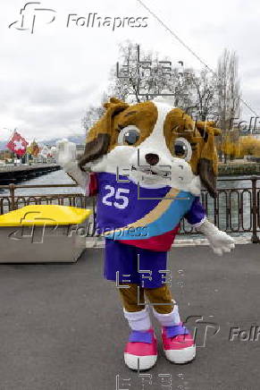 Unveiling of the UEFA Women's EURO 2025 mascot in Geneva