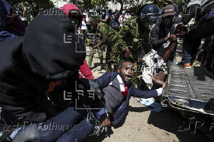 People protests against abductions in Kenya