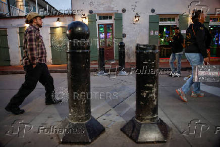 FILE PHOTO: Driver crashes into crowd celebrating New Year's Day in New Orleans