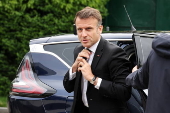 French President Emmanuel Macron visits Strasbourg