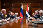 Cuban President Diaz-Canel visits Russia