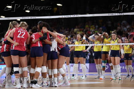 Semifinal de vlei de quadra feminino, nas Olimpadas de Paris 2024