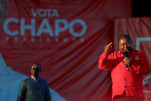 Mozambique opposition party Frelimo holds final rally ahead of election