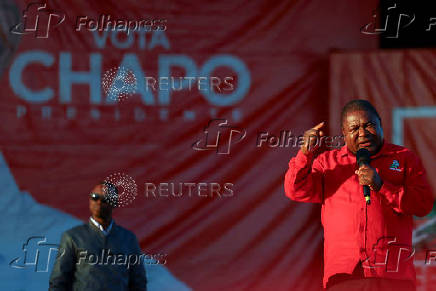 Mozambique opposition party Frelimo holds final rally ahead of election