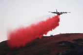 Mountain Fire in Santa Paula, California