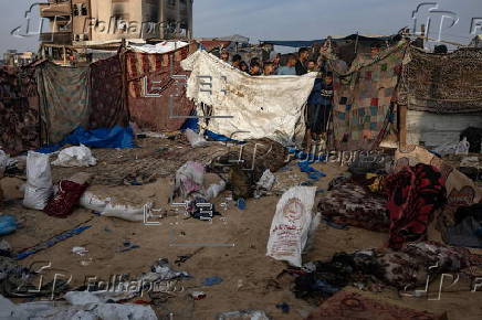 At least five killed in Israeli airstrike near displaced people's tents in Gaza's Khan Yunis