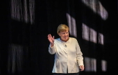 Former German Chancellor Angela Merkel presents memoir 'Freedom' in Berlin