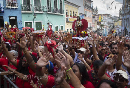 Festa em homenagem  Santa Brbara em Salvador 