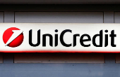 FILE PHOTO: The UniCredit bank in Rome