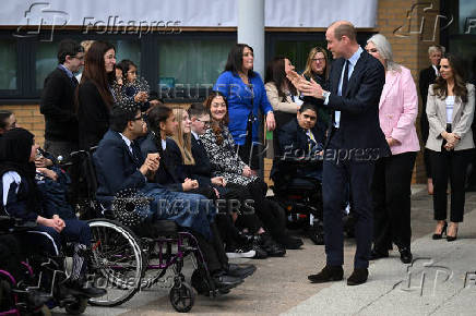 Britain's Prince William visits the West Midlands