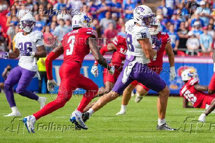 NCAA Football: Texas Christian at Kansas