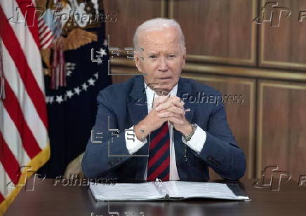 US President Biden receives a briefing on Hurricane Milton