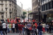 MTST em protesto por moradia em So Paulo (SP)