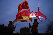 Bolsover Lantern Parade in Derbyshire