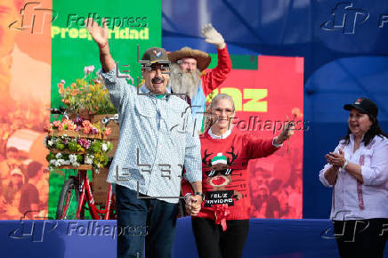 El chavismo celebra en Caracas una manifestacin 