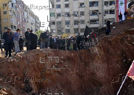 Iranian ambassador visits site of Nasrallah's death in Beirut