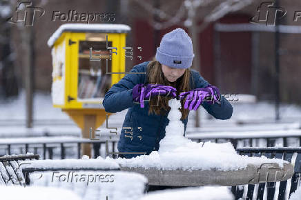 Intensas nevadas en Nueva York