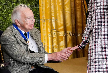 U.S. President Biden presents Presidential Medal of Freedom during ceremony at the White House