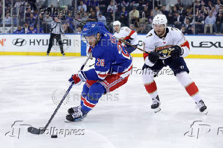 NHL: Stanley Cup Playoffs-Florida Panthers at New York Rangers