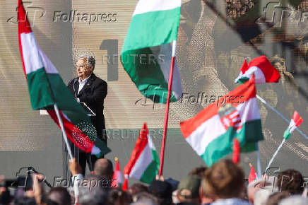 Celebrations of the 68th anniversary of the Hungarian Uprising of 1956, in Budapest