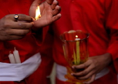 Feast of Christ prayer in Kolkata, India