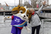 Unveiling of the UEFA Women's EURO 2025 mascot in Geneva