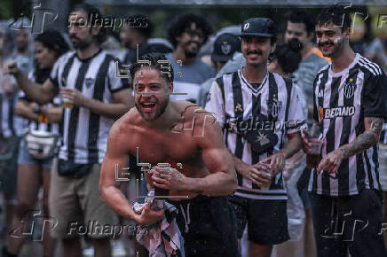 Hinchas de Mineiro se renen en el Parque Mangabeiras de Belo Horizonte