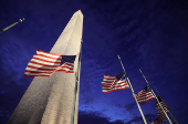 Flags at half-staff following the death of former President Jimmy Carter