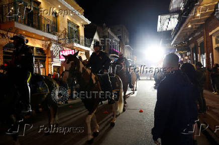 Driver crashes into crowd celebrating New Year's Day in New Orleans