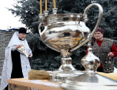 Epiphany celebration in Kyrgyzstan