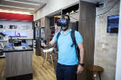 Realidade virtual em loja de varejo