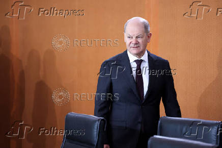 Weekly cabinet meeting at the Chancellery in Berlin