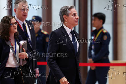 57th ASEAN Foreign Ministers' Meeting at the National Convention Center in Vientiane