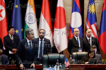 57th ASEAN Foreign Ministers' Meeting at National Convention Center in Vientiane