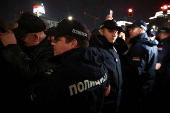 Protest over demolition and removal of Old Sava Bridge in Belgrade