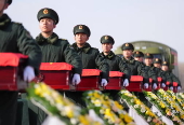 Remains of Chinese soldiers from Korea War return